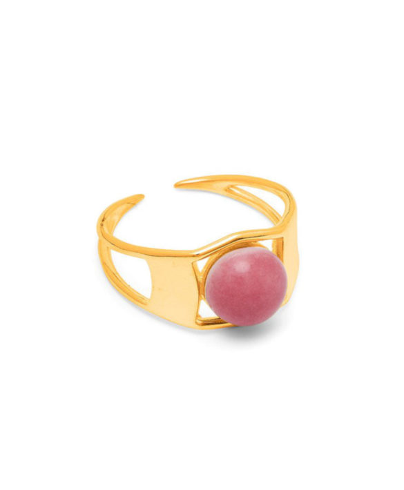Ring Arch Gold Heather - Louise Kragh