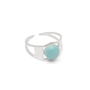 Ring Arch Silver Turquoise - Louise Kragh