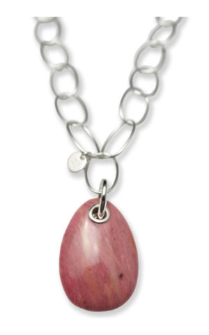 Collier California Silver Pink - Bud to Rose