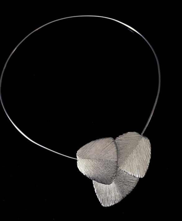 Necklace Serenity Silver Torque - Pioni Design